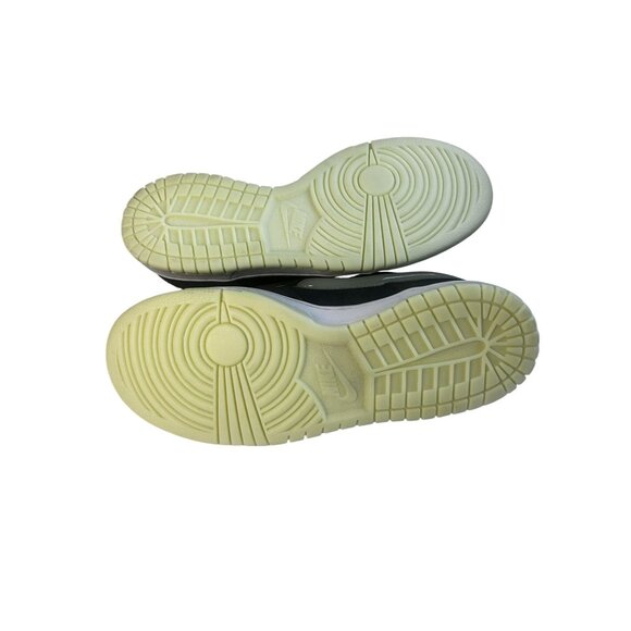 Nike Dunk Low BG Iron Grey Cool Grey Lime Ice Glow in Dark Youth 5.5Y/Woman 7 HQ - Picture 5 of 12